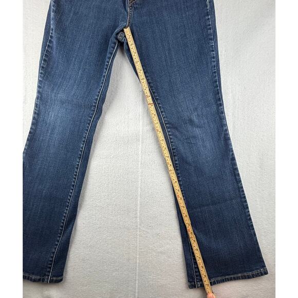 Levis Strauss and Co 515 Womens Bootcut Jeans Sz 8 M Slim Stretch Denim Western - Picture 9 of 11